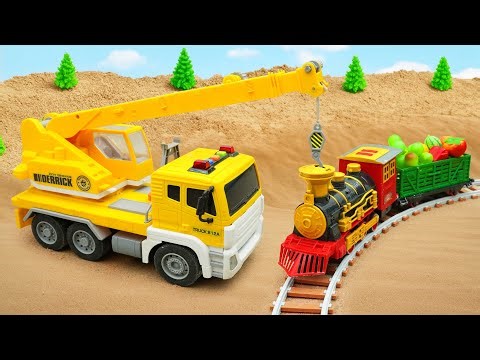 Excavator Accident at Construction Site | Police Car & Crane Rescue