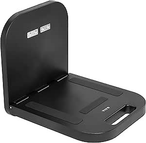 VIVO Black Magnetic 12 x 13 inch Portable Laptop Workstation, DESK-MAG01 | Notebook/Tablet Shelf, Utility Platform, Hands-Free Compact Desk, Attaches to Flat Steel Surfaces