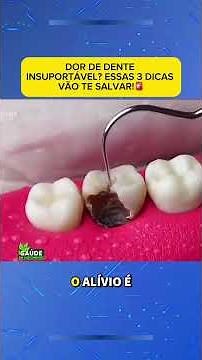 3 dicas para aliviar a dor de dente #saude #saudenatural