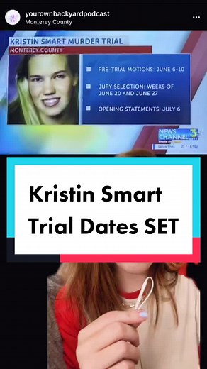 True Crime Trial Update: Kristin Smart Trial Dates Set
