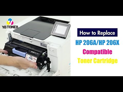 How to Install HP 206A/ HP206X Compatible Toner Cartridge