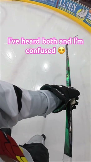 POV: You’re practicing your wrist shot as a beginner