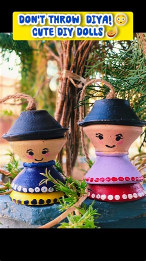 Purane Diye Mat Phenko! 😳 Banaye Cute Hanging Dolls | Waste to Best DIY #shorts #trending #diy