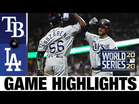 Lowe homers twice, Rays take World Series Game 2 to even series | Rays-Dodgers Game 2 Highlights