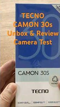 TECNO CAMON 30S Setup & Review | Camon 30s Camera Test