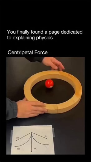 Unfolded Physics on Instagram: "Centripetal force is the inward force that keeps an object moving in a circular path by constantly pulling it toward the center, preventing it from traveling in a straight line."