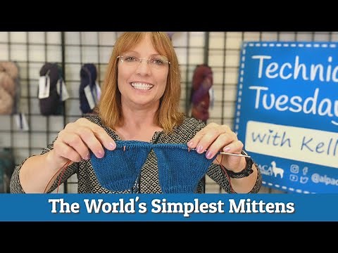 Knitting The World's Simplest Mittens | Technique Tuesday