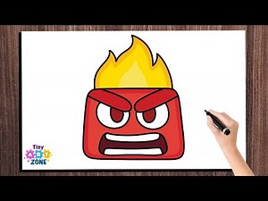 Draw Anger from Inside Out | Anger Drawing from Inside Out