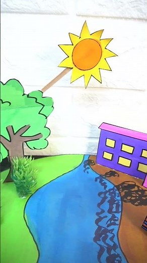 Water Pollution School Model | Easy Science Model | How to Make Water Pollution Model | EVS Project