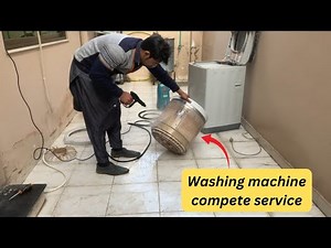 Haier fully automatic washing machine complete service step bay step || clean washing machine