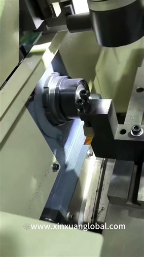 Automated secondary machining for screws and precision components.
