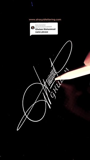 Membalas @ghulammuhammad3249 #signature #logo