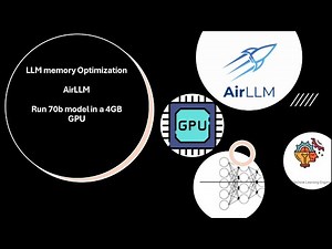 AirLLM how to do inference llm 70b in GPU 4G #datascience #machinelearning