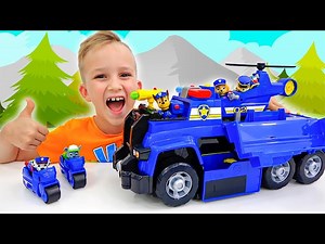 Vlad and Niki PAW Patrol Ultimate Cruiser Rescue - Videos For Kids