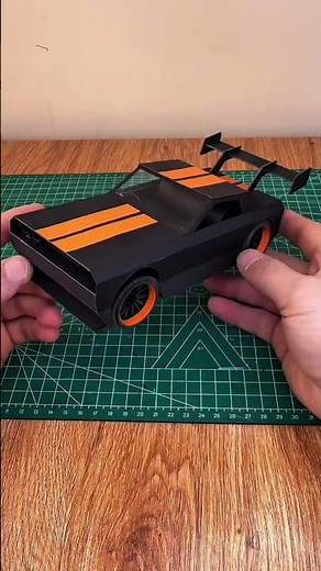 How to Make a Paper Dodge Challenger | DIY Origami Car Tutorial