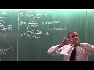 Lecture 07 (2014). Transient heat conduction. Plane walls, cylinders and spheres
