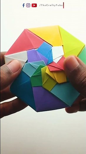 Origami Octagon Box | Origami Gift Box | DIY #shorts