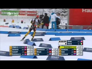 Biathlon WM Massenstart der Männer in Nove Mesto 2013