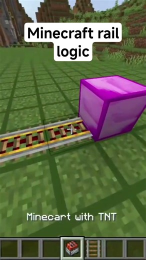 Minecraft rail logic 🤷