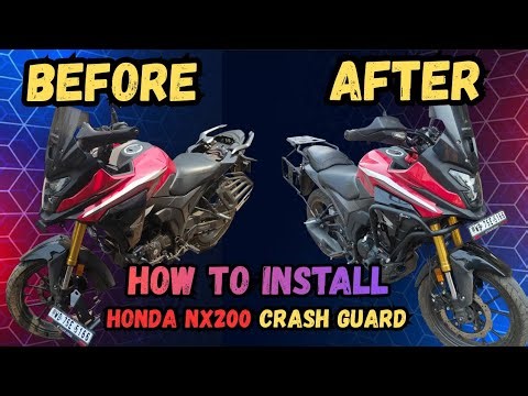 How To Install Crash Guard In NX 200 | How To Install Crash Guard | #bikelover #bikeride #travel