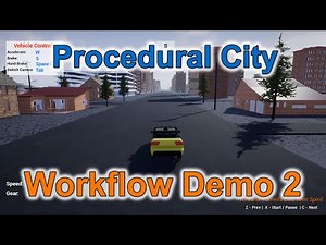 Procedural City Generator for Unreal Engine - Workflow Demo 2