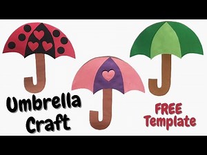 Umbrella Craft (Free Template)