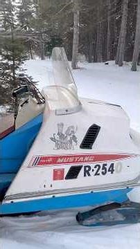 Vintage Snowmobile Still RIPS! #winter #snowmobiling #speed #rip #vintage