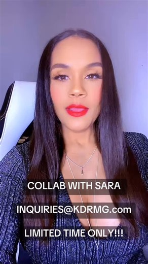LET’S COLLAB!!! BUT HURRY UP!!! LIMITED TIME ONLY!!! E-MAIL WITH YOUR BUDGET!!! #sararivers #ilovesarafina #collabwithsara | Sara Rivers