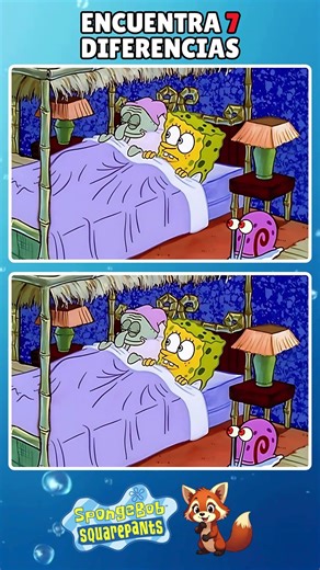 🦀 ¡Encuentra las Diferencias con Bob Esponja! ¿Podrás verlas todas? 👀