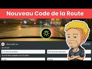 NOUVELLES QUESTIONS - Test Code de la Route 2024 - Série 45