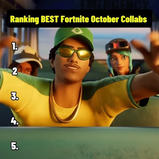 Ranking BEST OCTOBER FORTNITE Collabs 🔥😯#shorts
