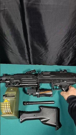 This is the PKP "Pecheneg" machine gun (7.62×54 mm). At what age will you need it? #airsoft #toyshot