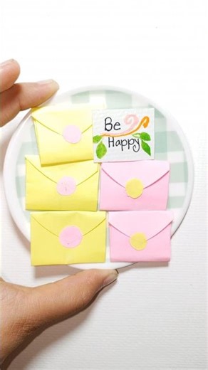 How to Make Mini Envelopes | Paper Craft Tutorial ✂️ #trending #craftideas #shorts