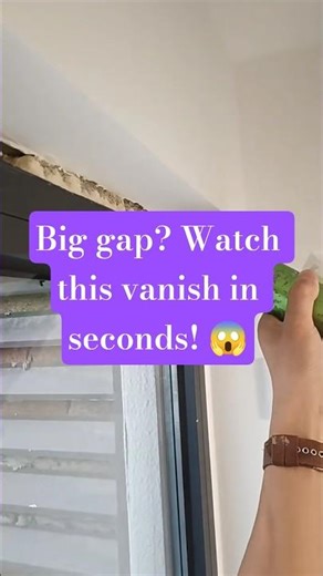 Large Gap? No Problem! Beauty Caulk Edging Trick 🔥 #Shorts