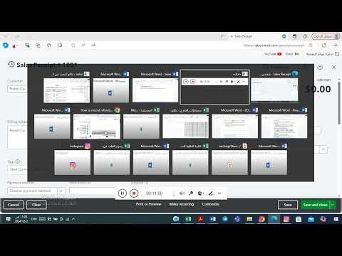 8- Sales Receipt, Invoice, Estimate, Credit Memo and Refund