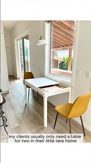The BEST affordable small space dining table!