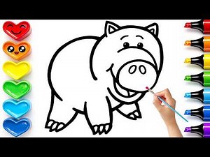 How to Draw a Cute Pig ❤️ Pig Drawing Easy