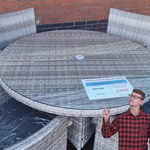 🔥 DEAL OF THE WEEK 🔥 🌞 JUST LANDED – 2024 MODEL 🌞 Upgrade your outdoor space with this stunning 5-piece 1.2M round rattan garden set – exclusive Direct Furniture ltd. 💰 RRP: £999 🤩 Now ONLY £575! 📍 On display now at Falls Road & Antrim Road! Don’t miss out – when it’s gone, it’s gone! #WestBelfast #home #garden #northbelfast | Direct Furniture ltd.
