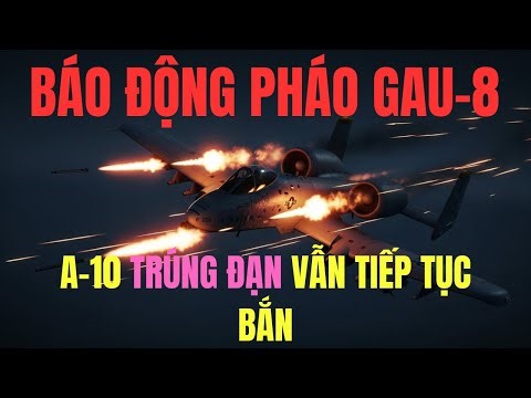 Vì Sao A-10 Thunderbolt II Được Xây Quanh Một Khẩu Pháo? Bí Mật Cấu Trúc “Lợn Lòi”