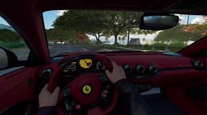 Experience the Perfect Ferrari: Car Game with Stunning Interior and Wheel Details