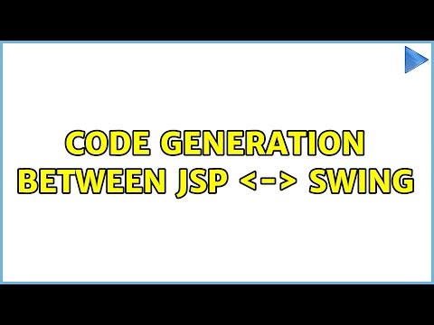 Code generation between JSP ＜-＞ Swing