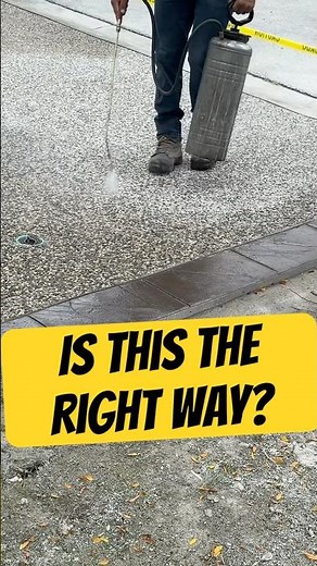 How you apply sealer to the driveway ? #viral #diy #Tools