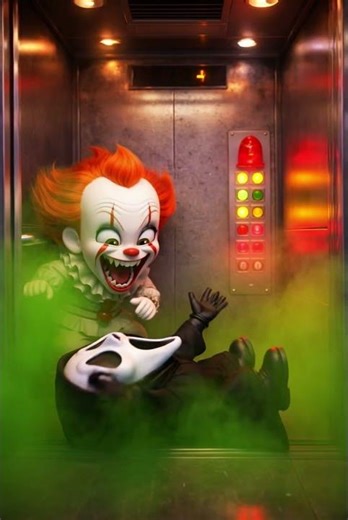 Ghostface Gets DESTROYED by Pennywise's Fart 💀 #animation #comedy #shorts