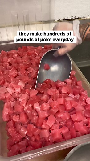7.2M views · 56K reactions | They Make Hundreds of Pounds of Poke Everyday! 酪 This is Poke Express in Las Vegas! | HOOKEDLV | Facebook