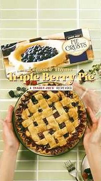 How to Make a Triple Berry Pie | #TraderJoes Summer Pie Recipe