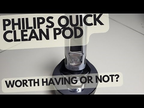 Philips Quick Clean Pod Review and Demo Set Up - Worth Having With Shaver Purchase?