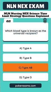 NLN Nursing NEX Science Time Limit Strategy Questions Explained