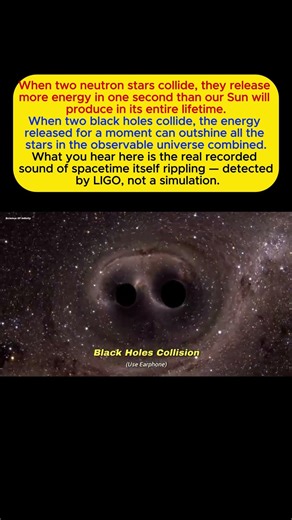 Neutron Star vs Black Hole Collision — The Loudest Events Ever Detected