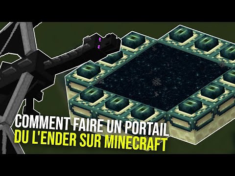 Comment faire un portail du l'ender sur Minecraft (2024) Ender portal