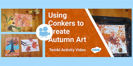 KS2 (Ages 7-11) Activity Video: Conker Art